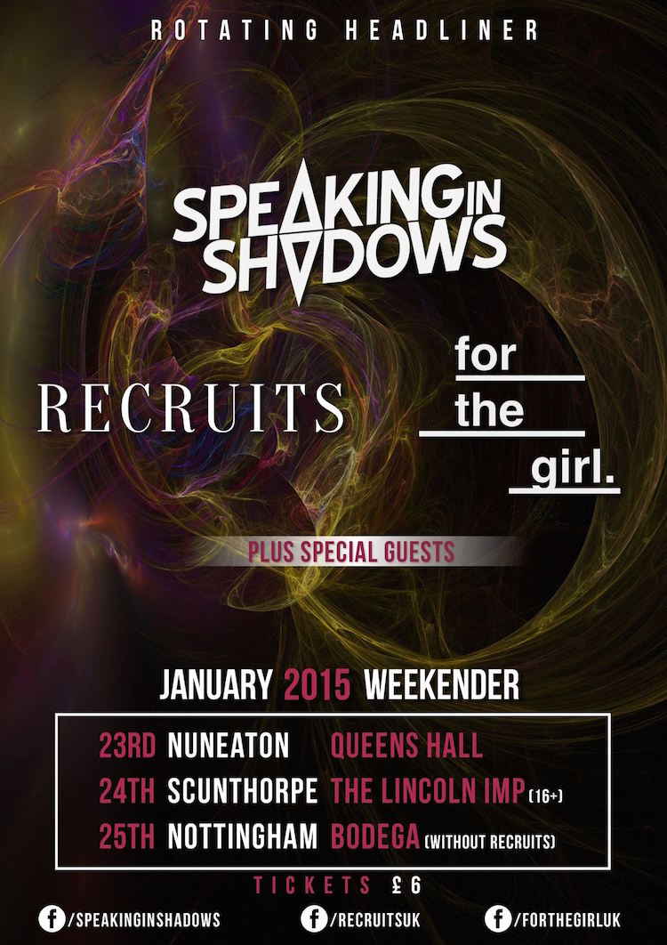 Speaking In Shadows / For The Girl poster